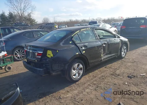 2013 Honda Civic Lx z USA, uszkodzony, nr VIN 2HGFB2F54DH500345